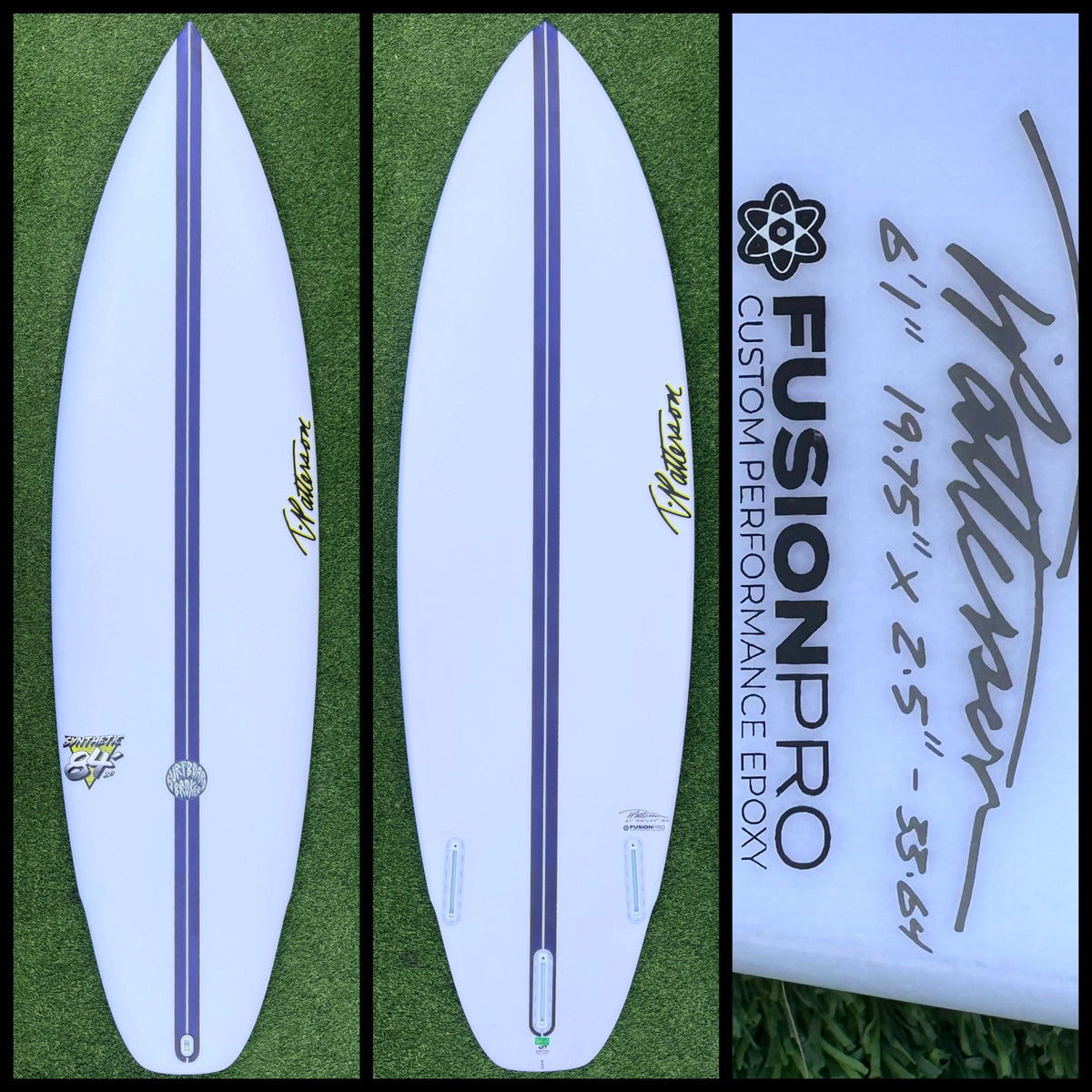 T. Patterson Surfboard 6'1 33L (USED) - Surfboardbroker