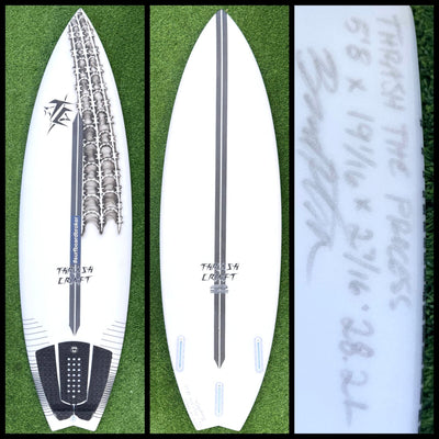 Thrash Craft Surfboard 5'8 28L (USED) - Surfboardbroker