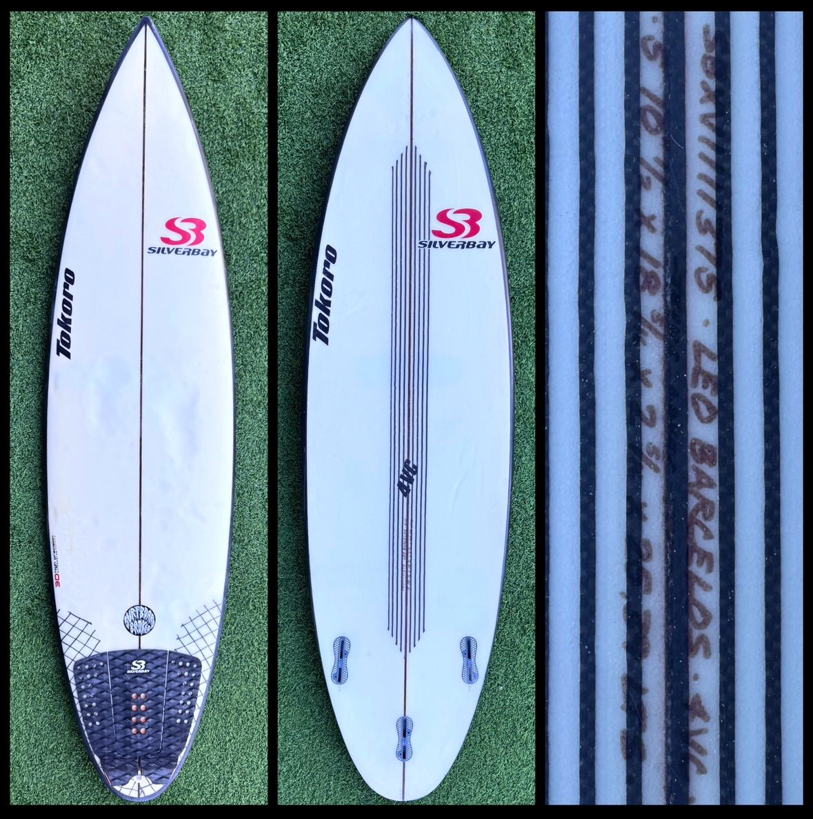 Tokoro Surfboard 5'10 25L Leo Barcelos (USED) - Surfboardbroker
