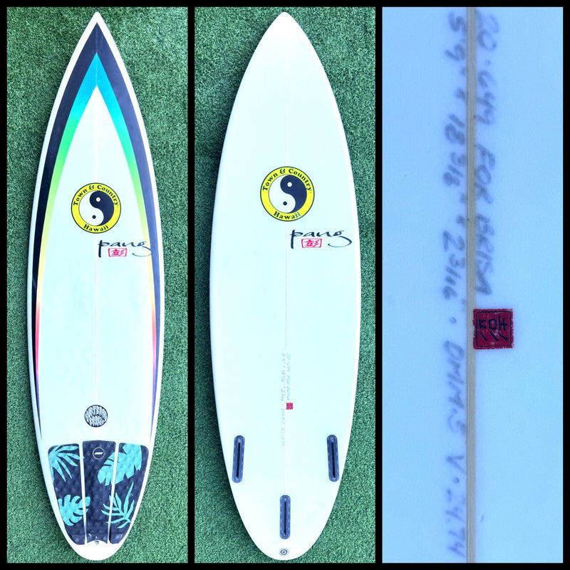 Town & Country Surfboard 5'9 24L Brisa Hennessy (USED) - Surfboardbroker