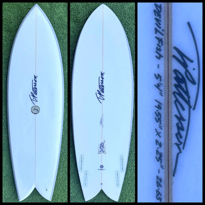 T.Patterson Surfboard 5'4 26L (USED) - Surfboardbroker