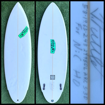 Tuttle Surfboard 5'8 29L (USED) - Surfboardbroker