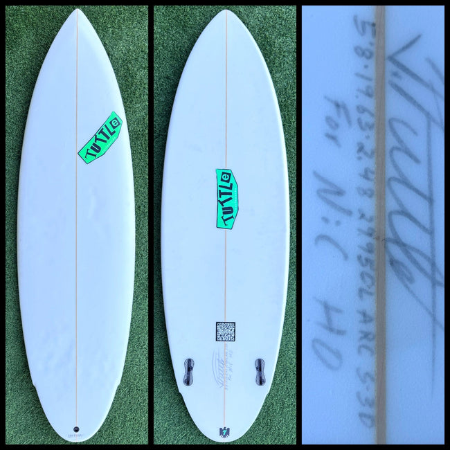 Tuttle Surfboard 5'8 29L (USED) - Surfboardbroker