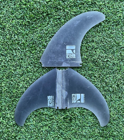 Unlimited Fins Thruster Fin Set (Used) - Surfboardbroker