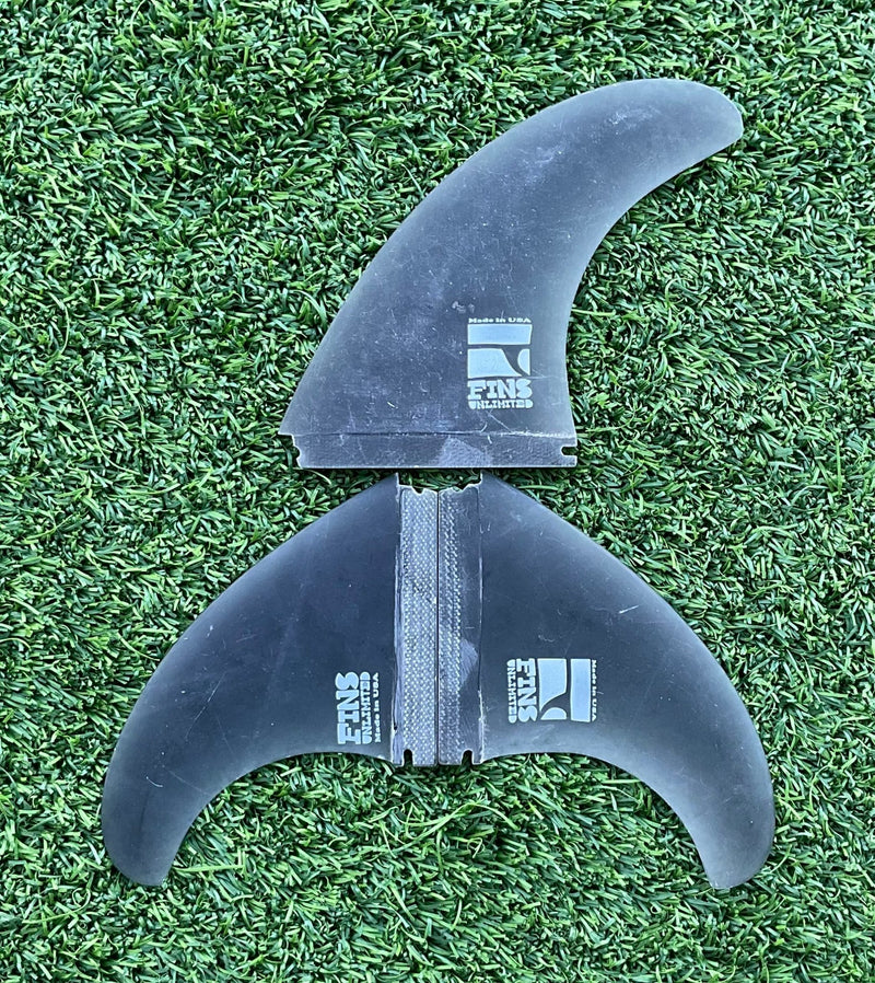 Unlimited Fins Thruster Fin Set (Used) - Surfboardbroker