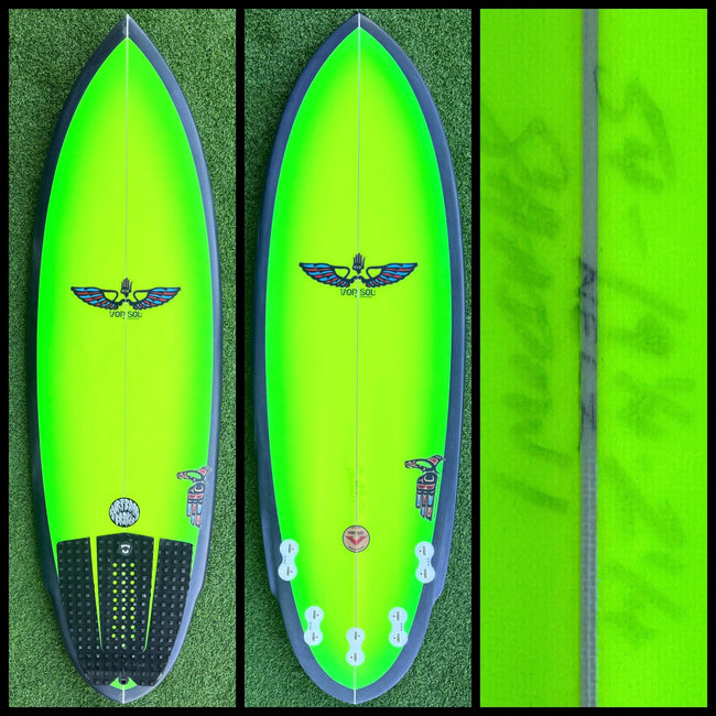 Von Sol Surfboard 5'4 25L (USED) - Surfboardbroker