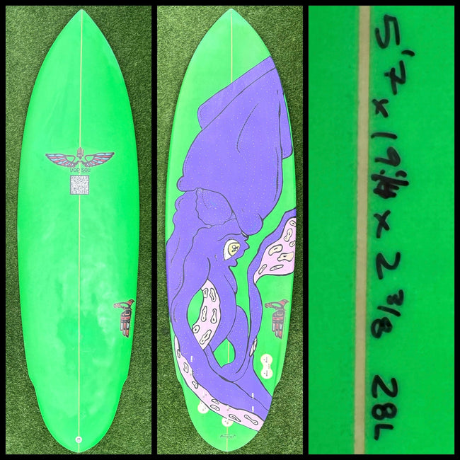 Von Sol Surfboard 5’7 28L (USED) - Surfboardbroker