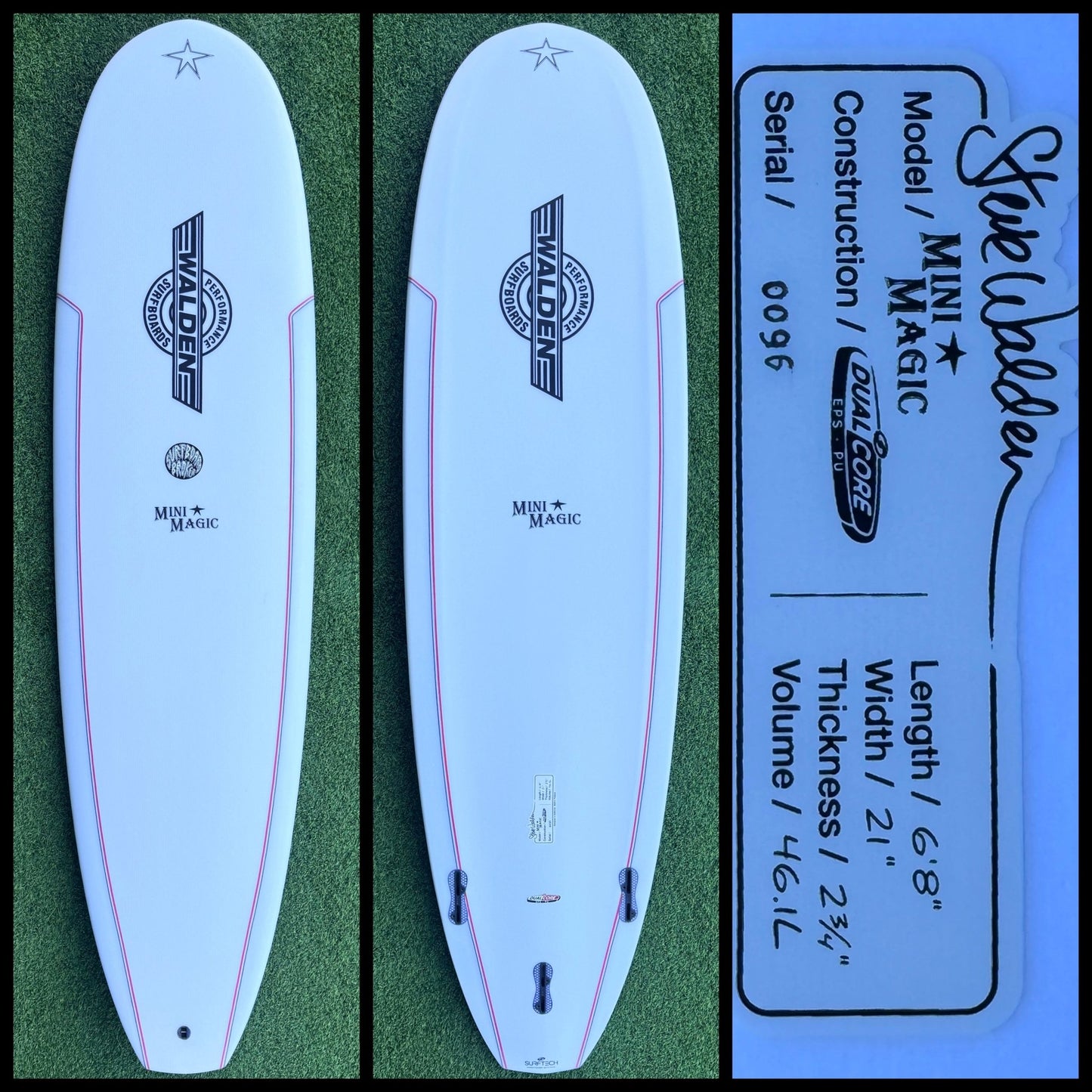 Walden Surfboard 6’8 46L (NEW) - Surfboardbroker