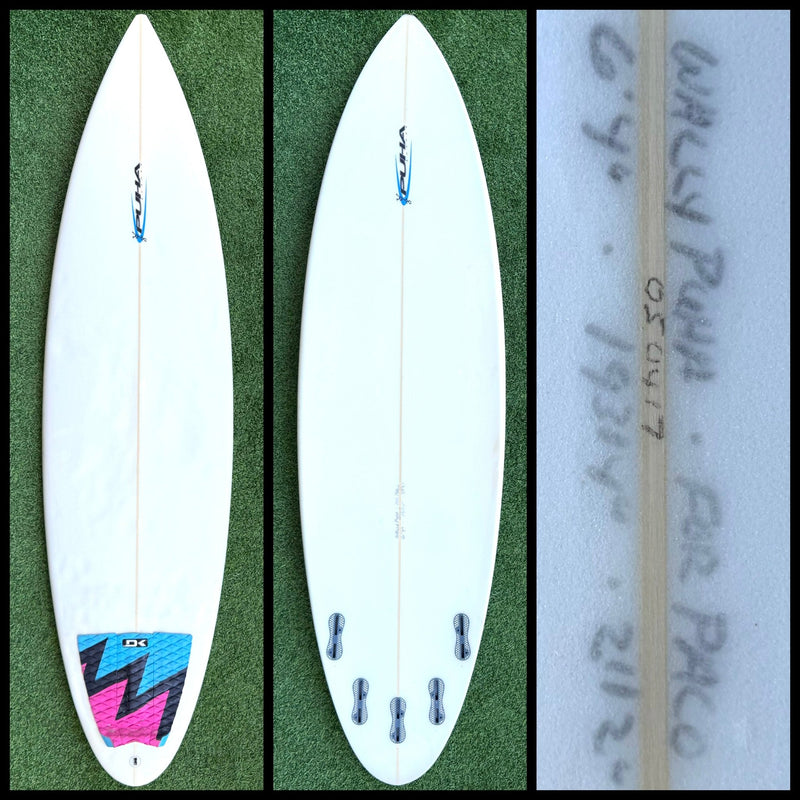 Wally Puha Surfboard 6'4 34L (USED) - Surfboardbroker