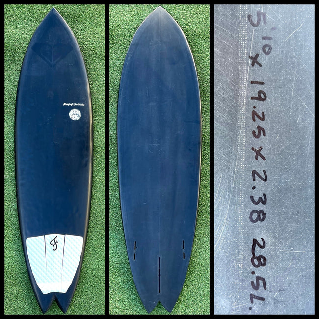 5’10 28L Mangiagli Surfboard -CA - Surfboardbroker