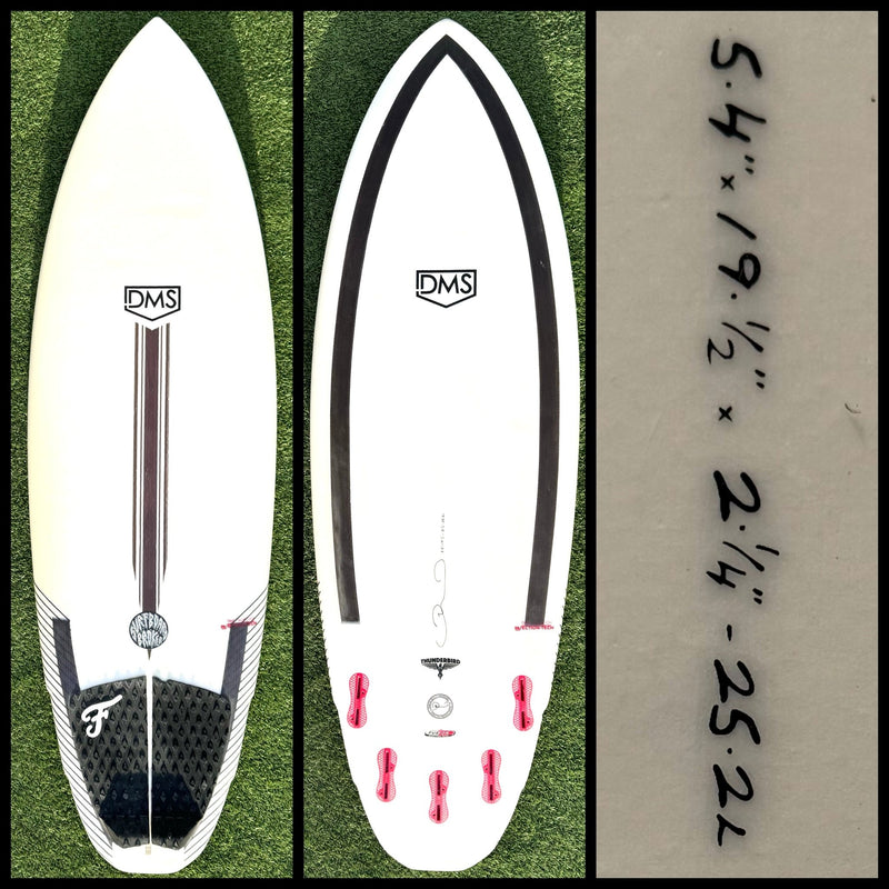 5’4 25L DMS Surfboard-CA - Surfboardbroker