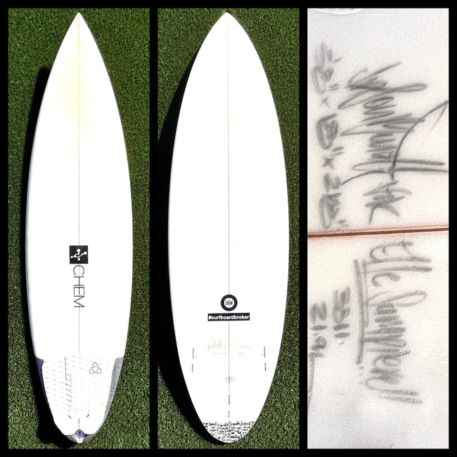 5'8 21L Chemistry Surfboard -FL - Surfboardbroker