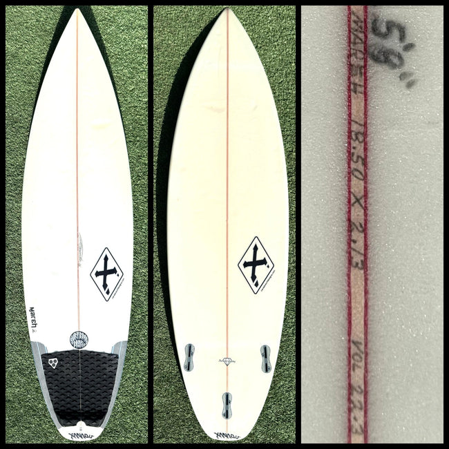 5’8 22L Xanadu Surfboard -CA - Surfboardbroker