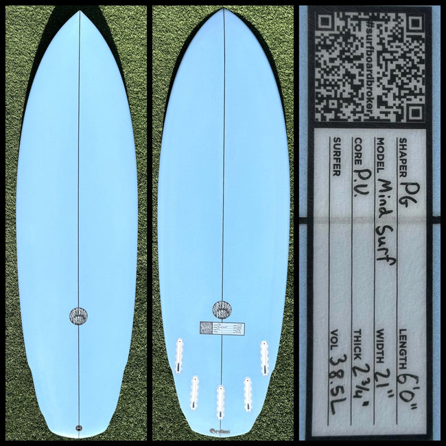 6’0 38L Surfboardbroker Surfboard -CA + FL - Surfboardbroker
