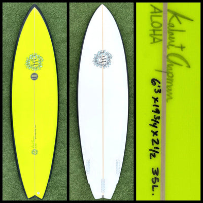 6’3 35L Brewer Chapman Surfboard -CA - Surfboardbroker