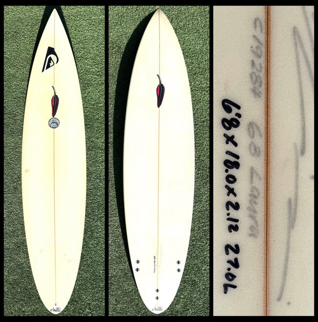 6’8 27L Chilli Surfboard -CA - Surfboardbroker