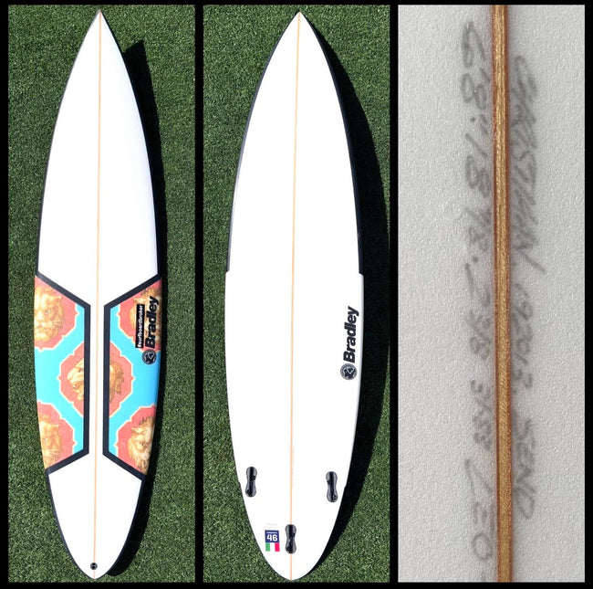 6’8 31L Bradley Surfboard -CA - Surfboardbroker