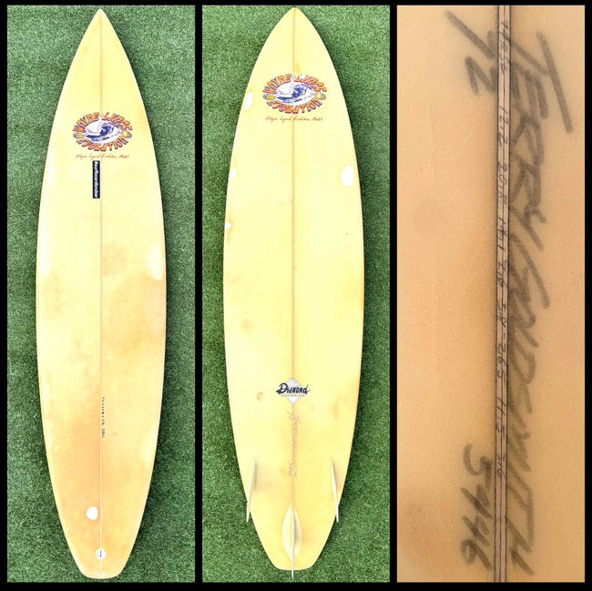 7’2 Wayne Lynch Evolution Vintage Surfboard -CA - Surfboardbroker