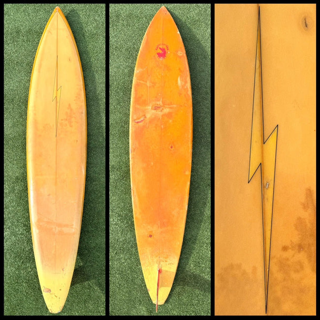 7'8 Lightning Bolt Vintage Surfboard -CA - Surfboardbroker