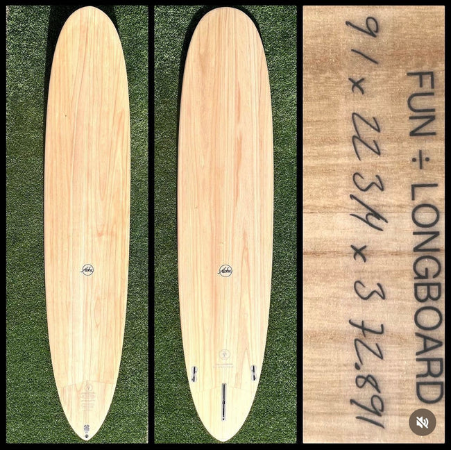 9’1 72L Aloha Surfboard -FL+CA - Surfboardbroker