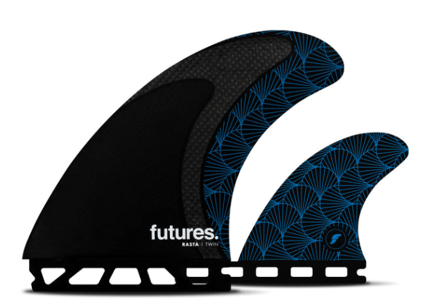 Futures Rasta Twin Fin Set - Surfboardbroker